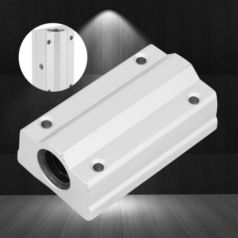 1 Pièce Rail Linéaire 22mm en Alliage d'Aluminium avec Bague Coulissante à Billes