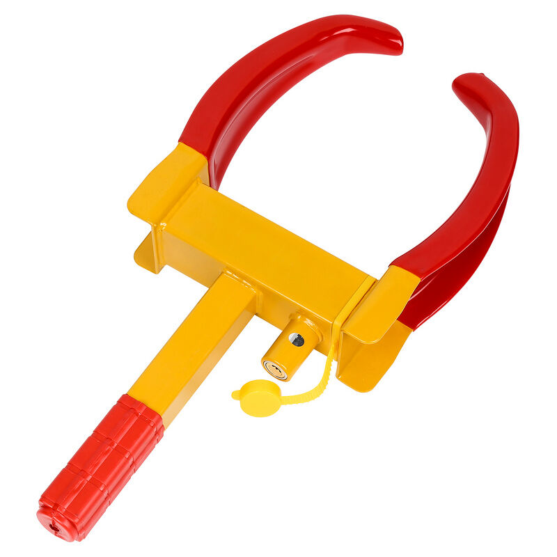 Jopassy - 1 Pièce Sabot de Roue Sabot Pneu Antidémarrage avec 3 Clés Sabot de stationnement Antivol Protection pvc Cylindre de Serrure en Laiton