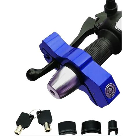 1 pièce Serrure de Moto Robuste,Serrure de Guidon de vélo réglable antivol pour sécuriser Vos cyclomoteurs,Motos,Scooters,ATVs,Dirt Bike