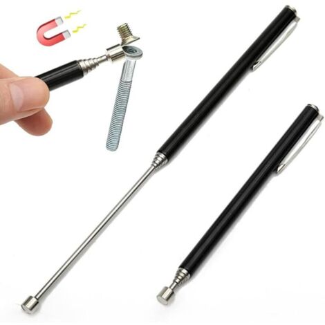 1 Pièces Aimant Telescopique,Tige Aimantée,Ramassage Magnétique,Acier Inoxydable Aimant Telescopique,Tige Télescopable Magnétiques,Outil De Ramassage