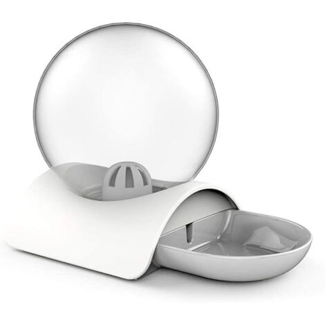1 pièces animal de compagnie automatique fontaine à boire chat fontaine à boire chien fontaine à boire bassin principe siphonique bulle bol à boire distributeur à boire adapté aux chats et aux petits