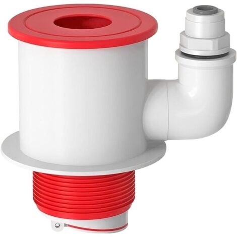 1 Pièces Bouchon Anti Odeur Machine à Laver, Connecteur de Tuyau de Vidange en 3 Voies avec 3/8" Raccords Rapides, pour Tuyau PVC de 50 mm