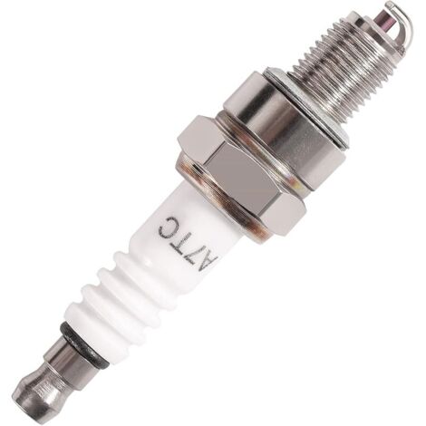 1 Pièces Bougies d'allumage A7TC, Tondeuse Bougie d'Allumage, Bougie d'allumage Borne Solide Remplacer A7TC, pour 50cc 70cc 90cc 125cc 150cc 4 temps ATV Pitbike Dirt Bike Go Kart Moped