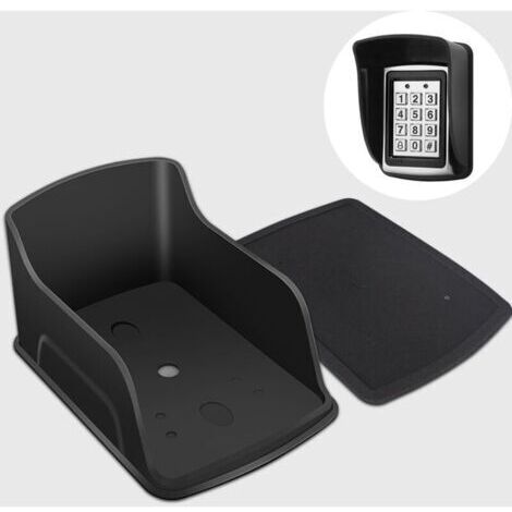 (1 pièces) Couvercle étanche pour Bouton de Sonnette sans Fil Couvercle étanche pour Clavier de contrôle d'accès Sonnette de Protection Contre la Pluie à l'extérieur Housse Anti-Pluie