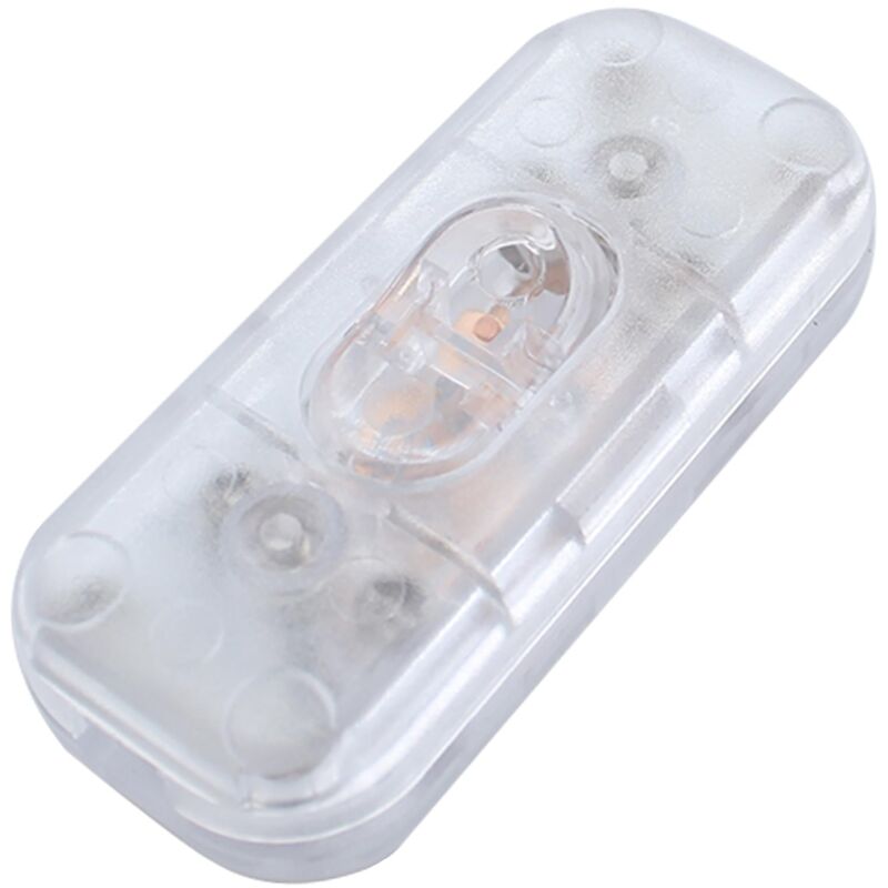 1 Pièces Interrupteur Lampe de Chevet,Interrupteurs à Bascule Bi-Polaires 6A 250V,Interrupteur Bipolaire pour Lampe Inline 2 ou 3 Ligne,pour Petits
