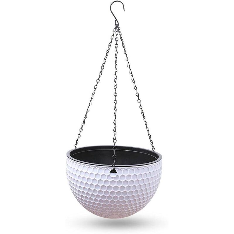 1 Pièces Jardinière Suspendue, Jardin Culture Décoration, Pot Suspendu Plante, Pot de Fleur Plante Suspension, Décoration du Jardin, Résine