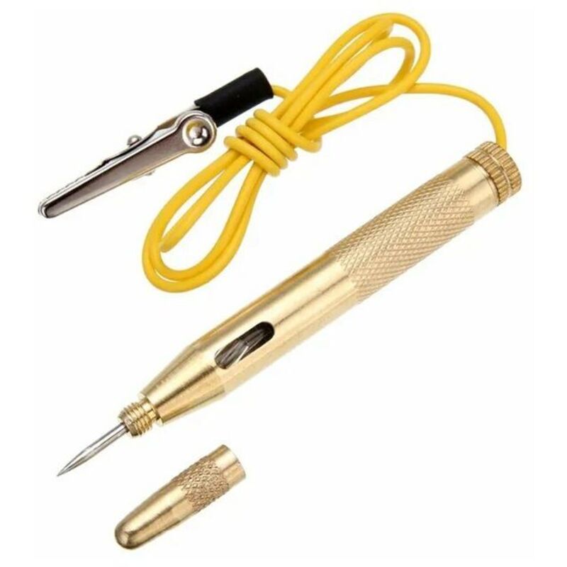 Serbia - 1 pièces outils de Diagnostic 6V 12V 24V stylo de test de tension de cuivre testeur de circuit de lampe de voiture détecteur de lampe test