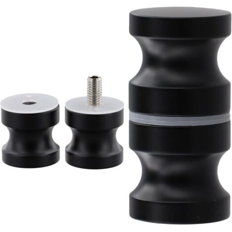 1 Pièces Poignée Porte Douche Poignée de Porte Rondes en Alliage D'aluminium Bouton de Porte de Douche en Verre pour Salle de Bain Cuisine Maison Bureau Hôtel (30mm)