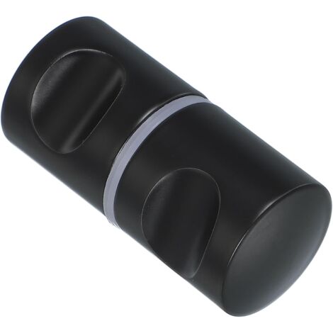 1 Pièces Poignée Porte Douche Poignée de Porte Rondes en Alliage D'aluminium Bouton de Porte de Douche en Verre pour Salle de Bain Cuisine Maison Bureau Hôtel (cylindrique)
