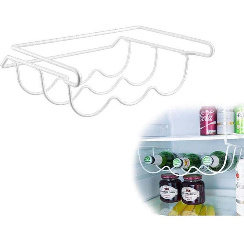 1 pièces porte-bouteille universel pour réfrigérateur pour 3 bouteilles pour grands réfrigérateurs, porte-bouteille universel à suspendre sous un