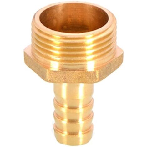 1 pièces raccord de connecteur en laiton barbelé BSP 6mm/8mm/10mm/12mm/16mm/19mm/25mm, adaptateur de filetage mâle BSP mâle