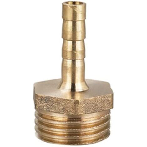 1 pièces raccord de connecteur en laiton barbelé BSP 6mm/8mm/10mm/12mm/16mm/19mm/25mm, adaptateur de filetage mâle BSP mâle