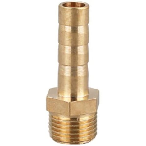 1 pièces raccord de connecteur en laiton barbelé BSP 6mm/8mm/10mm/12mm/16mm/19mm/25mm, adaptateur de filetage mâle BSP mâle