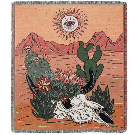 1 pieza 160 x 130 cm, manta de cuadros desérticos de punto, decorada con flecos, estilo bohemio, sencilla, suave y cómoda, protege del frío, para sofá, sillón, silla, descanso y siesta