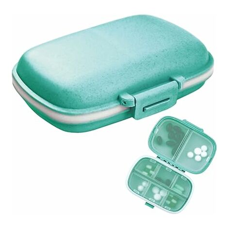 Petite boîte à pilules Portable en alliage d'aluminium Mini boîte à pilules  de voyage étanche