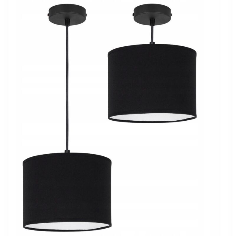 1-Plafonnier Plat Suspendu, Abat-Jour, Couleurs