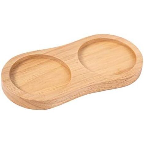 1 Plateau Moulins, Bois Hévéa, Diamètre 5 cm, Protection Table, Cuisine Salle à Manger
