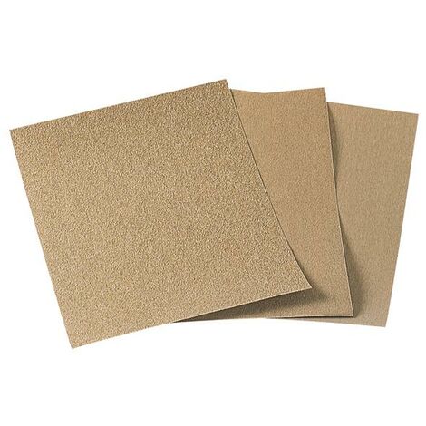 1 pliego de papel de lijar standard 230 mm x 280 mm Wolfcraft Grano 60