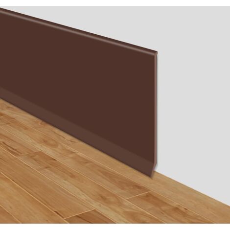 1 Plinthe souple 10cm×6m, PVC autoadhésif, Moulure murale décorative, Pour intérieur