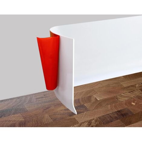 1 Plinthe Souple Autoadhésive PVC 2mm, Bande Décorative 5cm x 3.5M, Pour Cuisine Et Salle De Bain