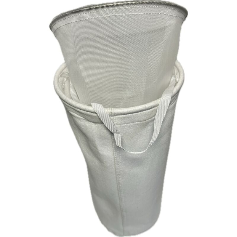 1 Poche 5 microns avec bague de maintien intégrée + 1 panier skimmer préfiltre compatible Desjoyaux