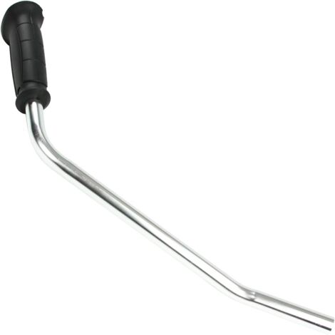 1 - Poignée de guidon - Accessoire tondeuse - Compatible débroussailleuse - Résistant à la corrosion - Pour jardinage - Noir - 19 cm