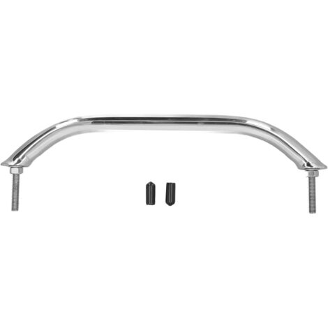 1 Poignée de maintien, Acier inoxydable poli, Surface lisse, Ergonomique, Pour bateau et maison