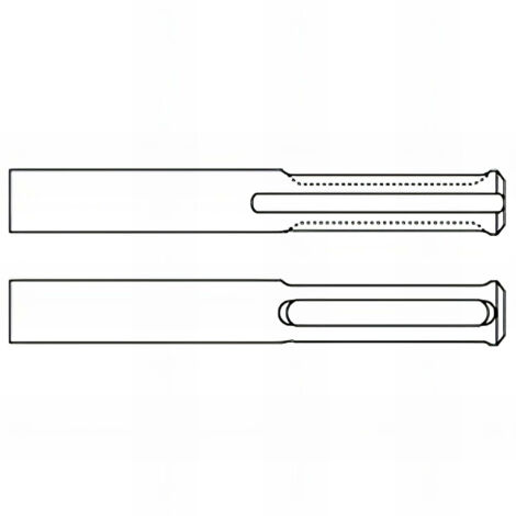 1 Pointerolle à percussion Lt. 400 mm x Q. SDSMAX - 14050024000 - Hepyc - -
