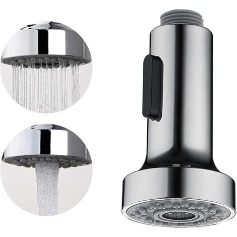 1 pommeau de douche pour robinet de cuisine, buse de robinet de cuisine à 2 modes, rallonge de robinet de cuisine, douchette de robinet de cuisine avec aérateur, pommeau de douche de cuisine extractib
