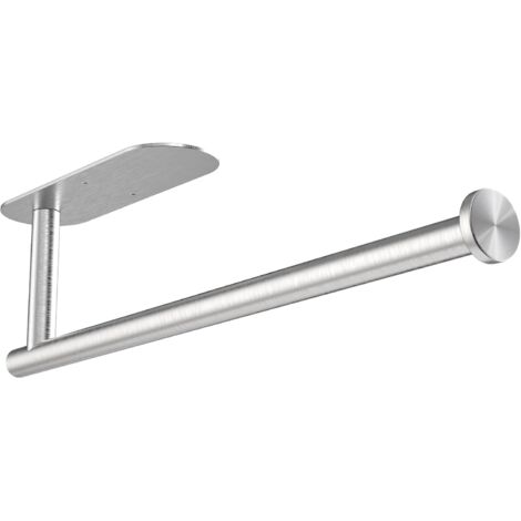 1 Porte Essuie Tout Acier Inoxydable Auto-adhésif 33,6cm Support Mural Cuisine Salle De Bain