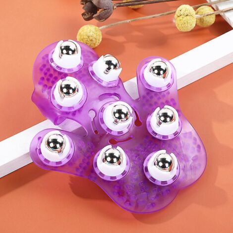 1 Pourpre Gant De Massage Anti Cellulite, Brosse De Massage Anti-cellulite Gant De Massage Corps Unisexe Adultes Masseur  Main Ieve Masseur Relaxa