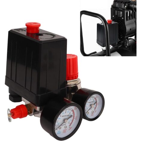 1 Pressostat De Compresseur D'air, 0-180 PSI, Laiton, Acier Inoxydable, Pour Compresseur Portatif