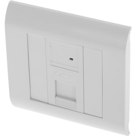 Prise murale rj45 femelle cat. 5 - Prise rj45 f murale à monter