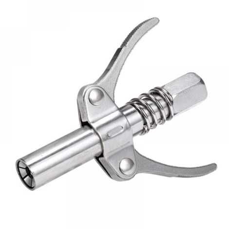 1 punta para pistola de engrase, pistola de engrase de conexión rápida, 10 000 PSI, punta de agarre para pistolas de engrase cónicas y todo tipo de pistolas de engrase