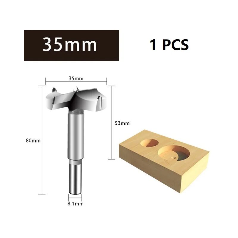 1 pz 35 mm autocentrante per la lavorazione del