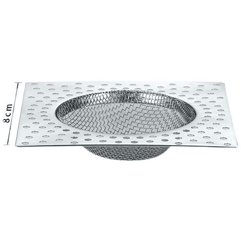 1 pz 8 cm In Acciaio Inox Filtro di Scarico A Pavimento Bagno Cucina Anti-Clog Fogna Anti-Detriti Catcher Mesh copertura Filtro di Scarico