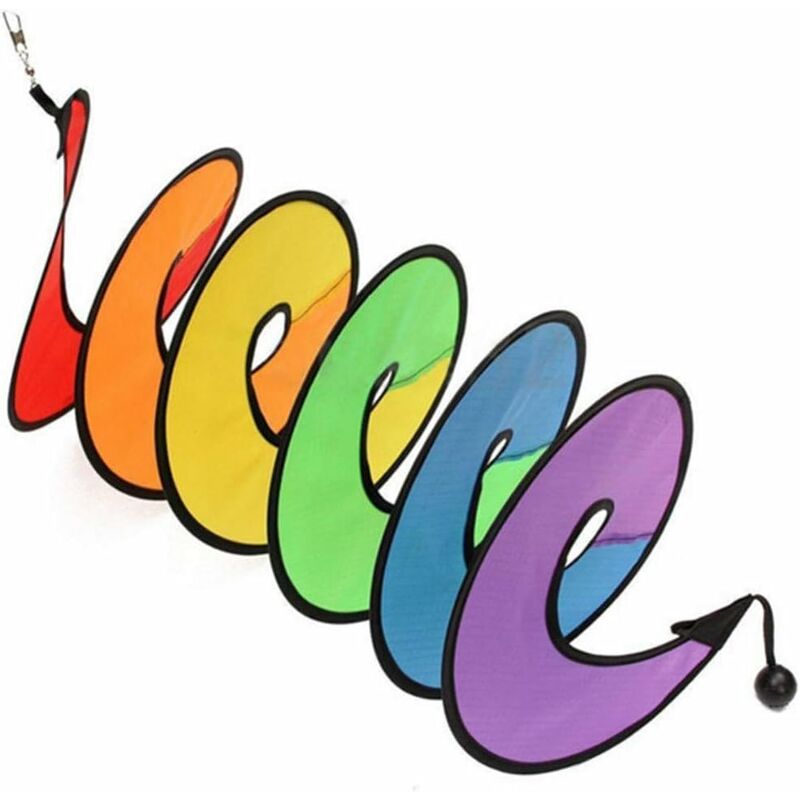 1 PZ Colourful Spiral Wind Mill Tent Vento Spinner...