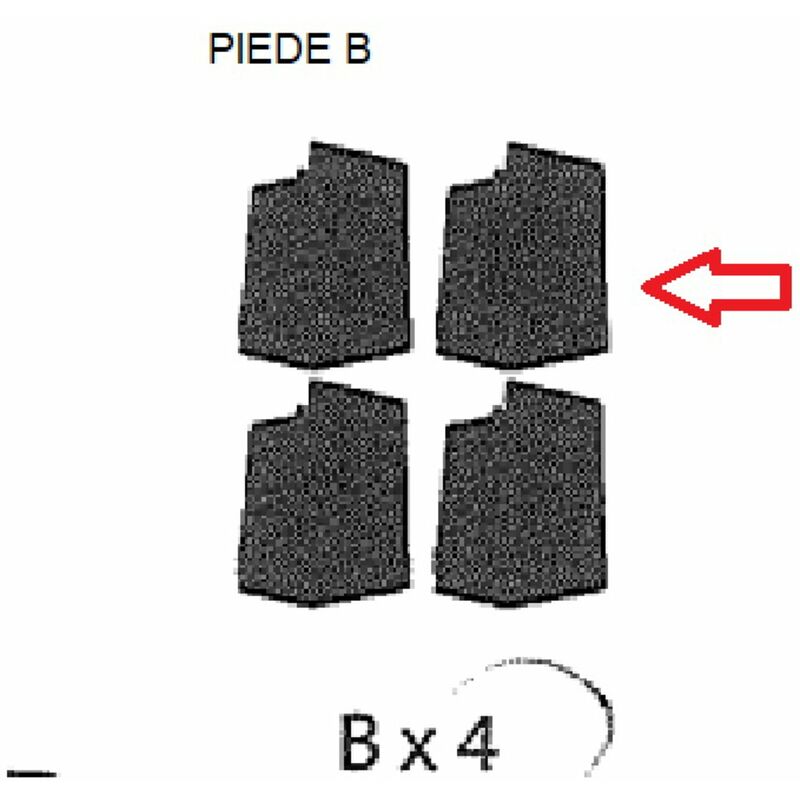 ZZ-PIEDINO B x PATTUMIERA 2 ANTE CM. 68X37X90H ART PLAST