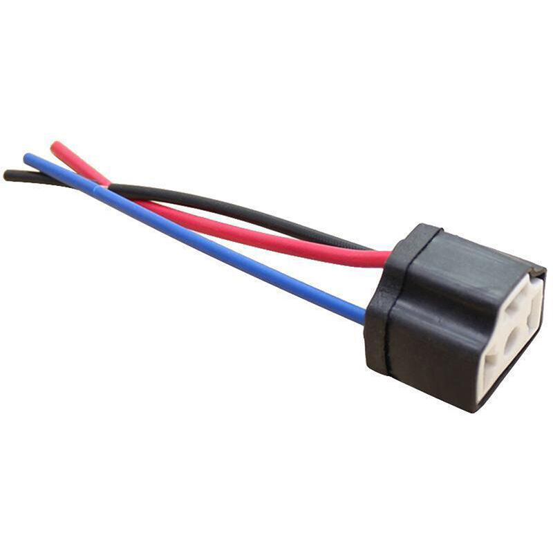 1 pz H4 9003 cablaggio filo di ceramica testa Auto...