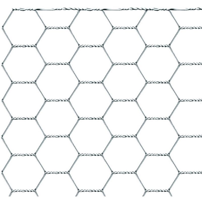 1 Pz Rete Per Recinzioni Tripla Mt.50 Maglia Mm.25 Ï Filo Mm.0,70-H Cm.200