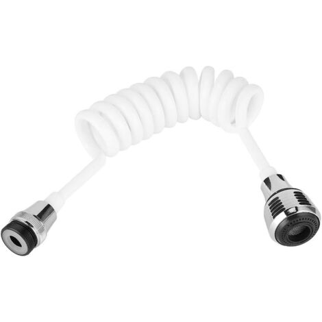 1 rallonge de robinet (blanche), pour robinet domestique, à haute élasticité
