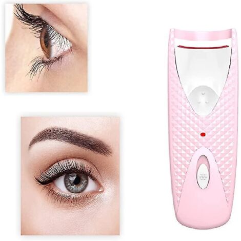 1 Recourbe-cils Lectrique (rose), Outil De Curling 1 Cils, Chauffage Rapide, Outil De Coiffage Des Cils  Friser Naturel, Recourbe-cils Chauffant F