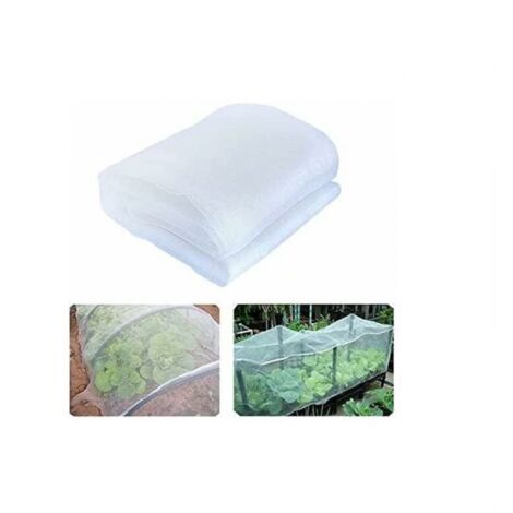 1 red de protección contra insectos de 3 x 6 m, red para insectos para huerto, red para insectos de malla fina, redes de jardín, red para insectos para verduras