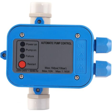 1 Régulateur De Pression Automatique, 10A 1.1Kw, Pressostat Électronique 1Mpa, Contrôleur De Pompe 1 Pouce, Pour Maison Et Jardin