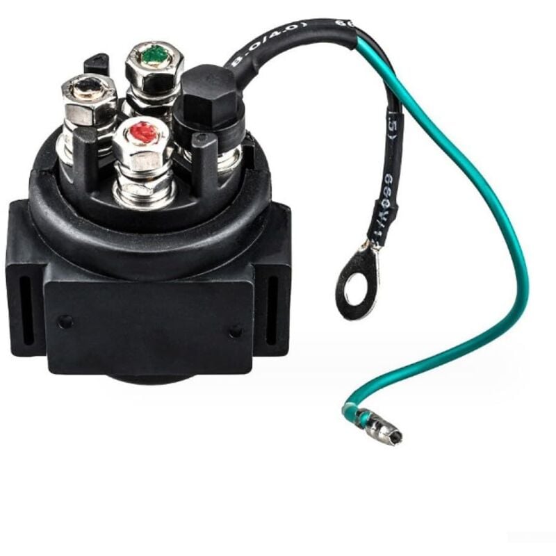 1 relais de moteur hors-bord 6E5-8195A 6E5-8195B Pièce de moteur de bateau pour électrovanne à relais hors-bord 12 V (6E5-8195A)