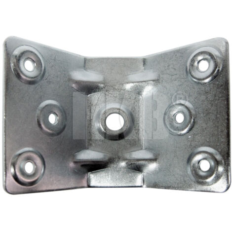 1 Renfort D'Angle Pour Table Acier Zingué Hettich, L.70 Mm