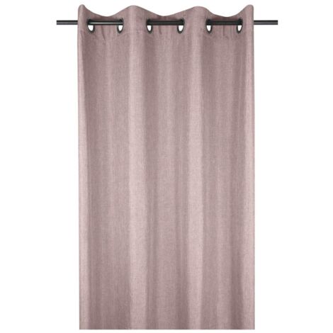 1 Rideau 140 x 260 cm Bea rose poudre