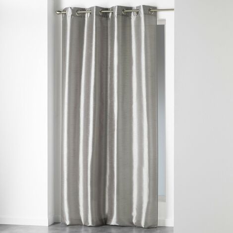 Rideau thermique isolant (135 x 240 cm) Nelson Taupe - Rideau / Voilage /  Store - Eminza