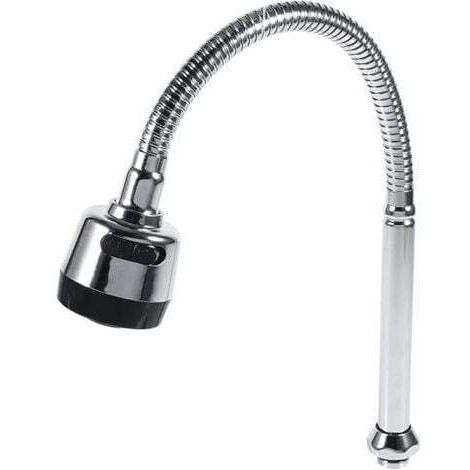 1 Robinet en Acier Inoxydable 304 avec Bec Pivotant pour évier de Cuisine - Pièce de Rechange Convient aux raccords G1/2