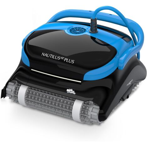 1 robot piscine, nettoyage fond et parois, programmateur intelligent, double filtration, brossage actif, pour piscine hors sol 12m